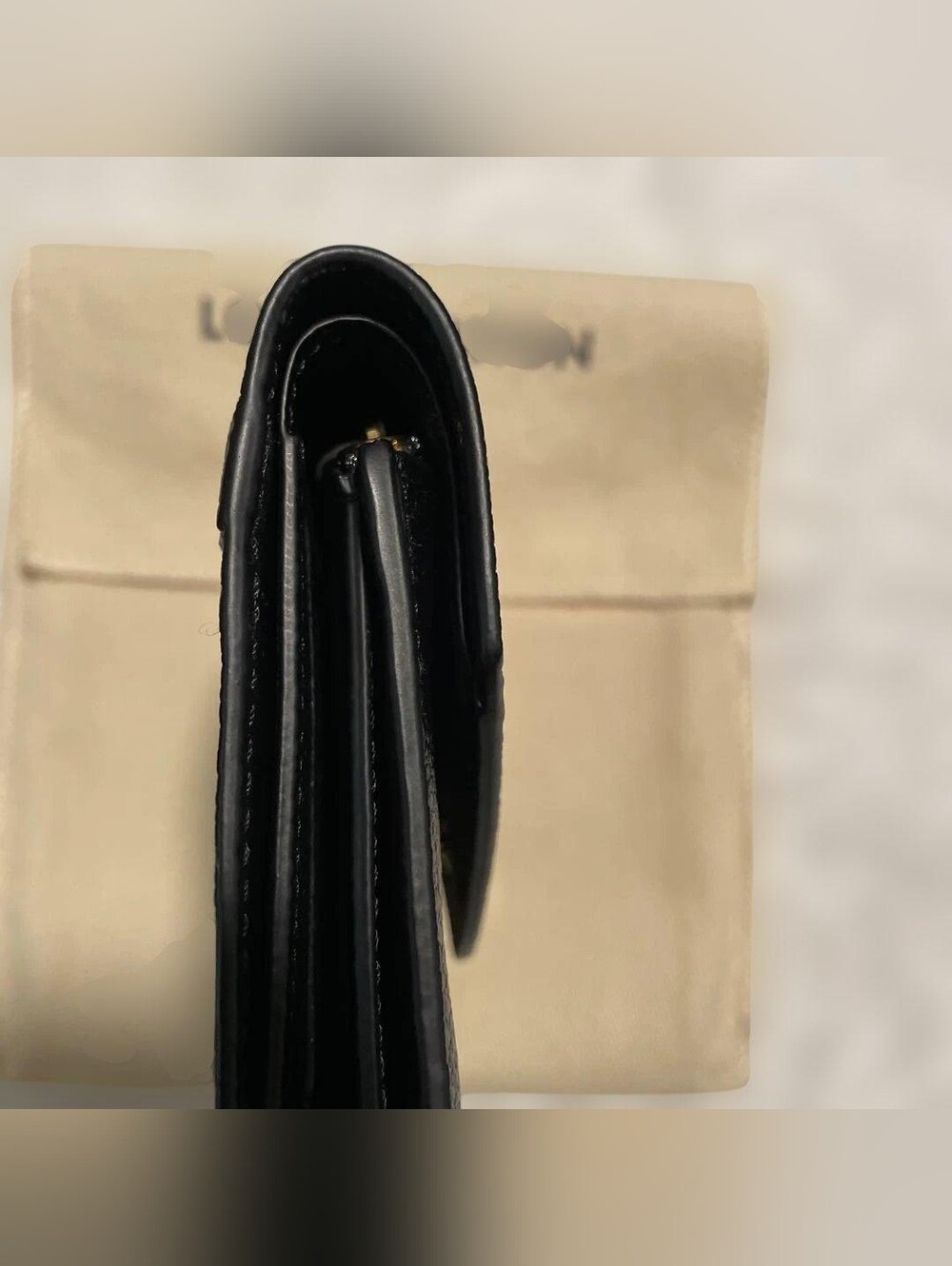 Louis Vuitton Black and Pink Monogram Envelope Card Wallet - Picture 7 of 10